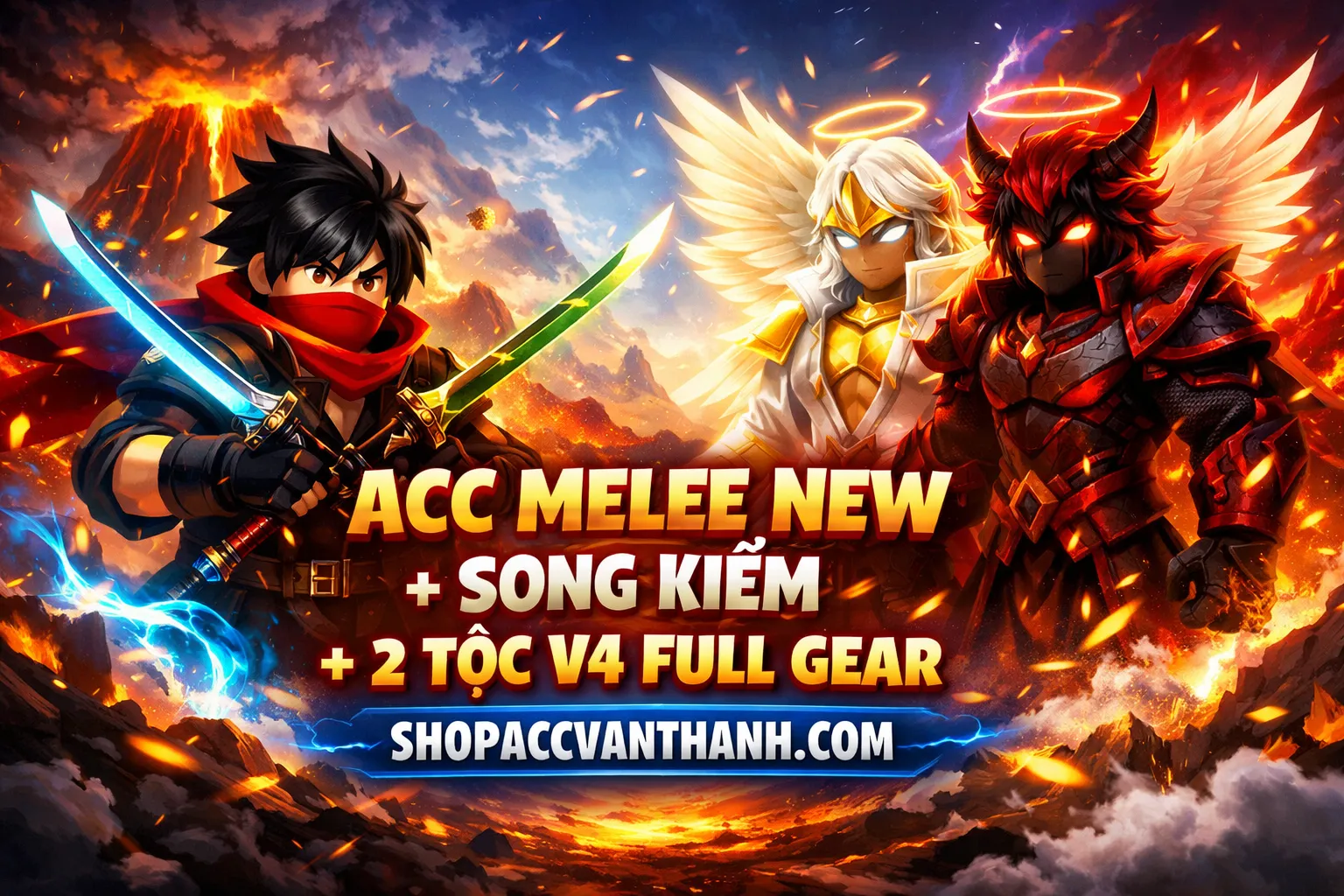 Thêm CDK + 2 TỘC V4 FULL GEAR = 100K