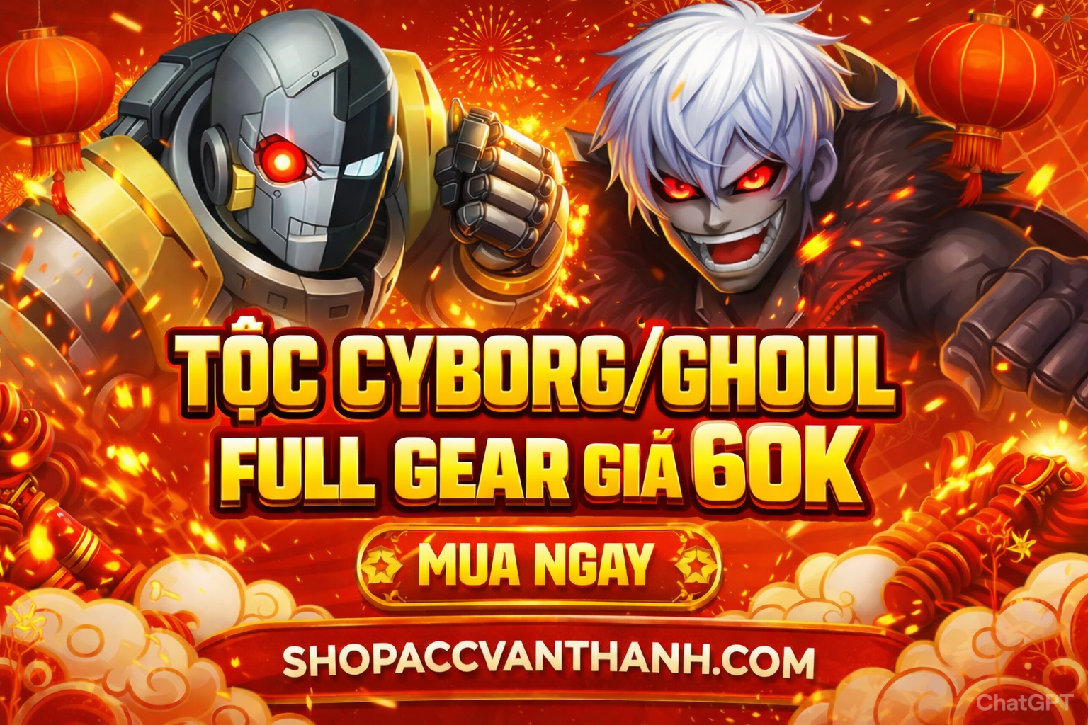 CYBORG / GHOUL GIÁ 60K